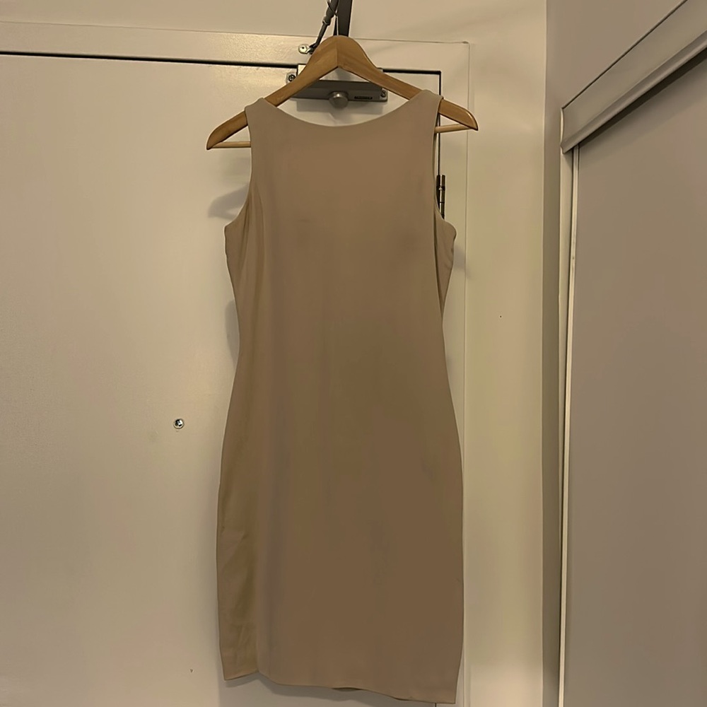 Gucci Beige Sleeveless Sheath Dress